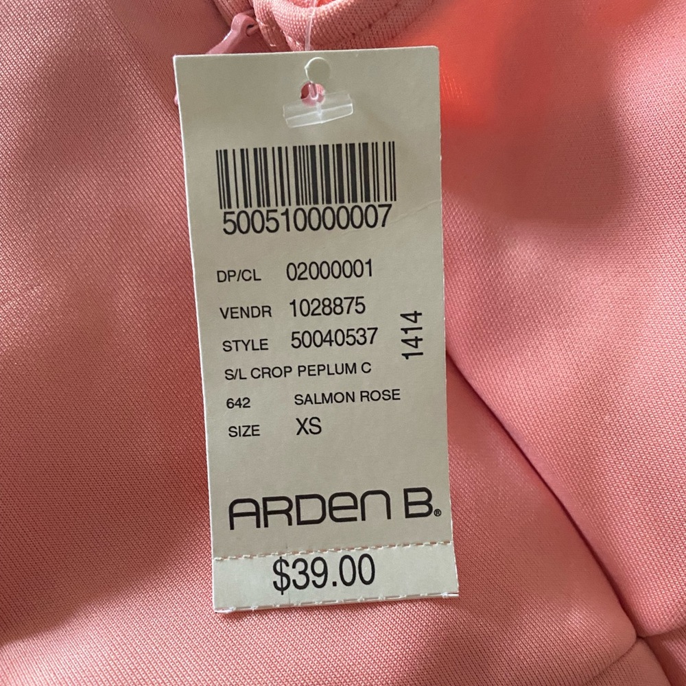 NWT Peplum tank